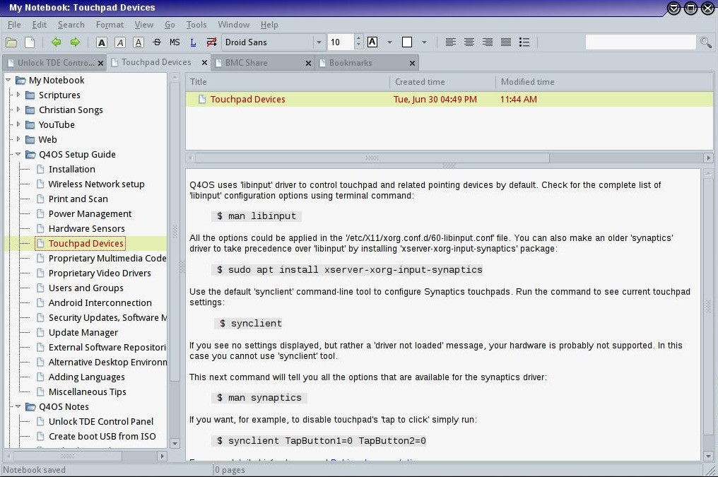 desktop note taking software